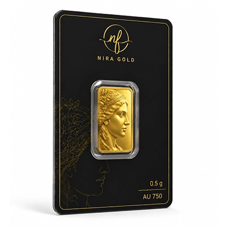 شمش طلا 0.5 گرمی