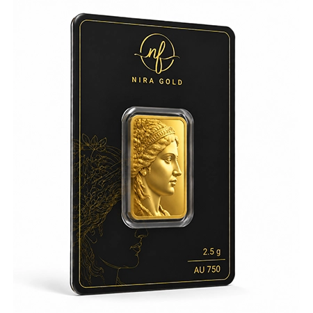 شمش طلا 2.5 گرمی